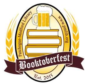 Booktoberfest Est. 2015 Patchogue-Medford Library logo